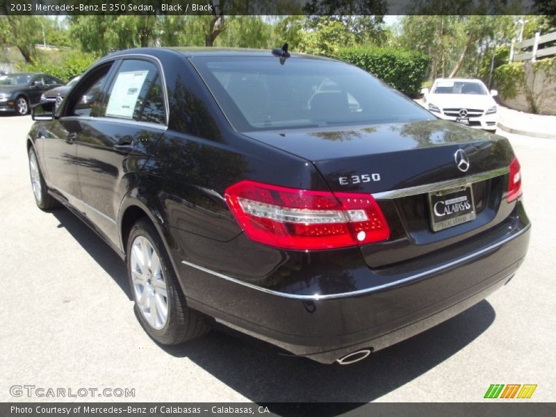 Black / Black 2013 Mercedes-Benz E 350 Sedan