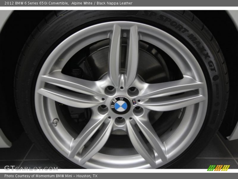 Alpine White / Black Nappa Leather 2012 BMW 6 Series 650i Convertible
