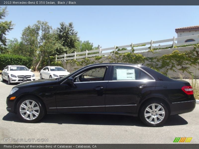 Black / Black 2013 Mercedes-Benz E 350 Sedan