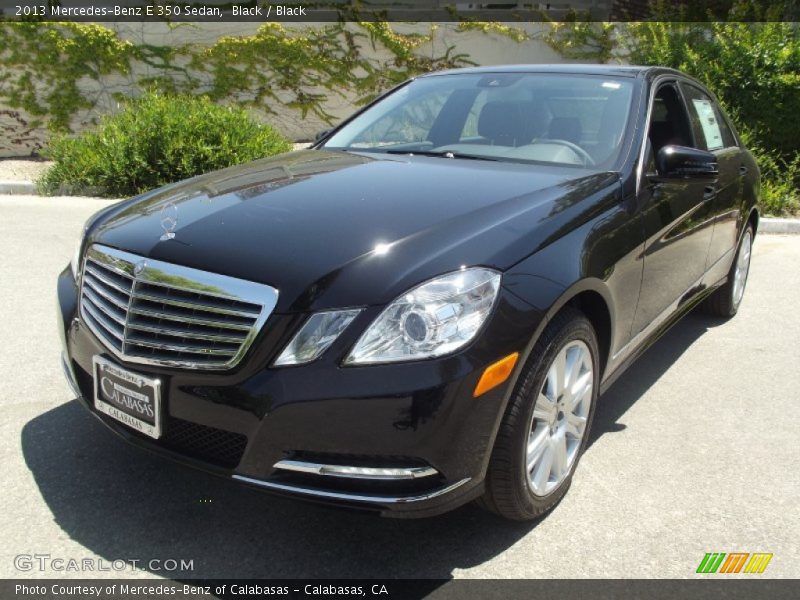 Black / Black 2013 Mercedes-Benz E 350 Sedan