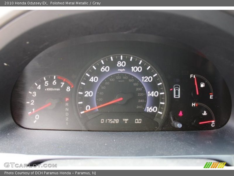 Polished Metal Metallic / Gray 2010 Honda Odyssey EX