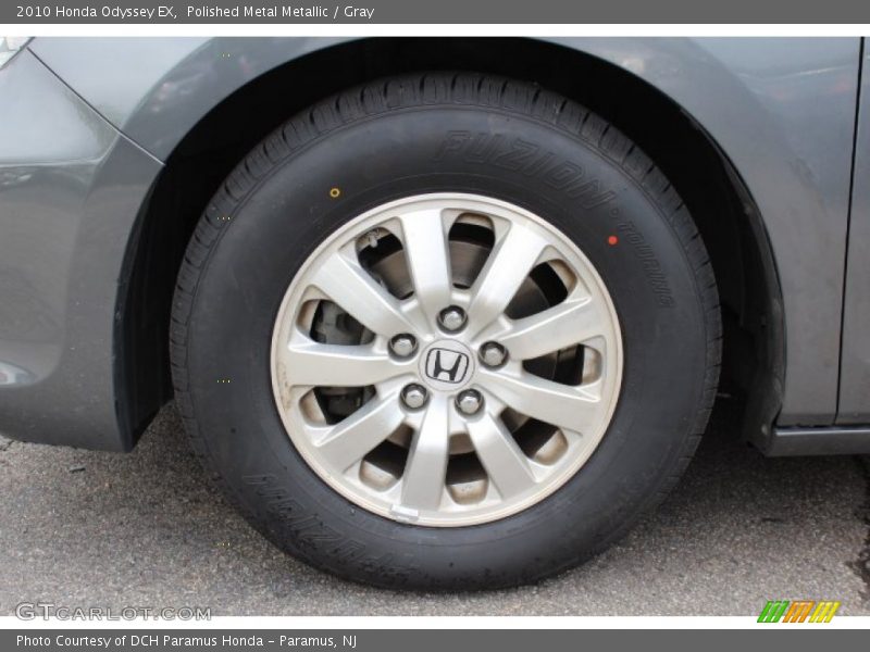 Polished Metal Metallic / Gray 2010 Honda Odyssey EX