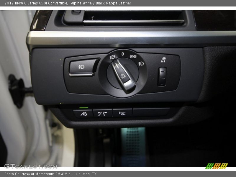Alpine White / Black Nappa Leather 2012 BMW 6 Series 650i Convertible