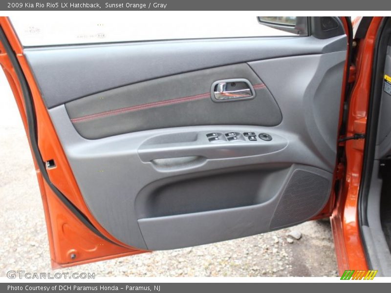 Sunset Orange / Gray 2009 Kia Rio Rio5 LX Hatchback