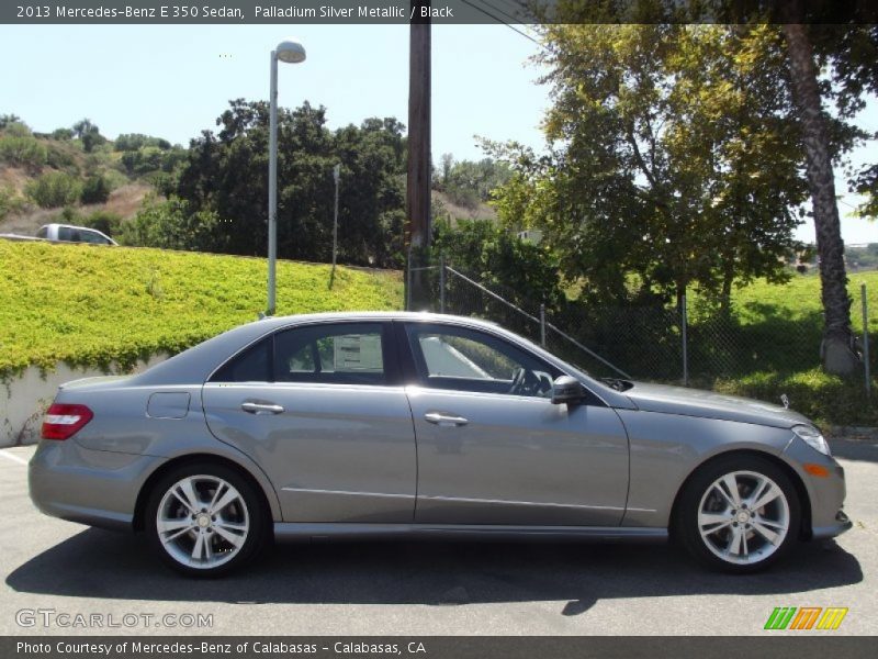 Palladium Silver Metallic / Black 2013 Mercedes-Benz E 350 Sedan