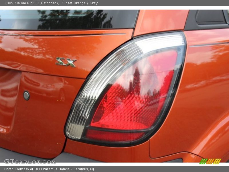 Sunset Orange / Gray 2009 Kia Rio Rio5 LX Hatchback