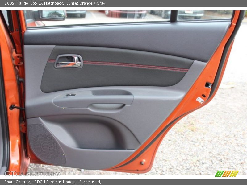 Sunset Orange / Gray 2009 Kia Rio Rio5 LX Hatchback