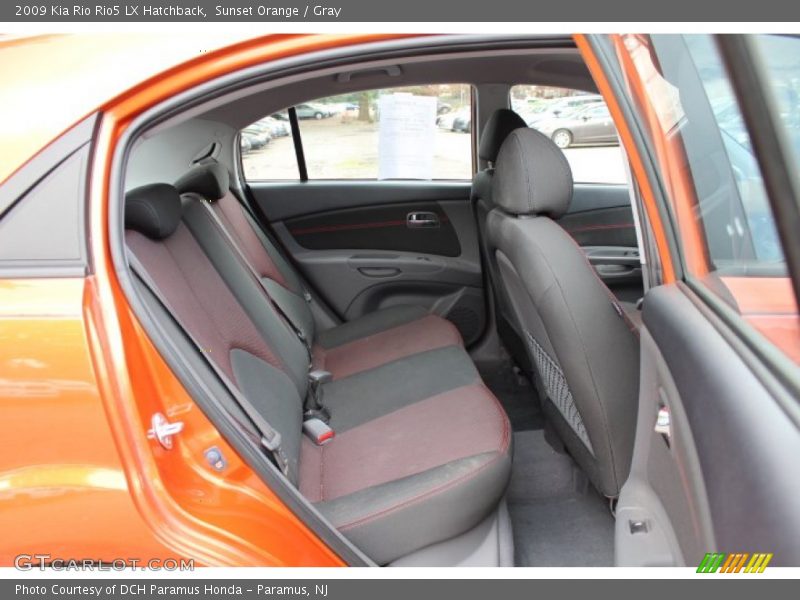 Sunset Orange / Gray 2009 Kia Rio Rio5 LX Hatchback