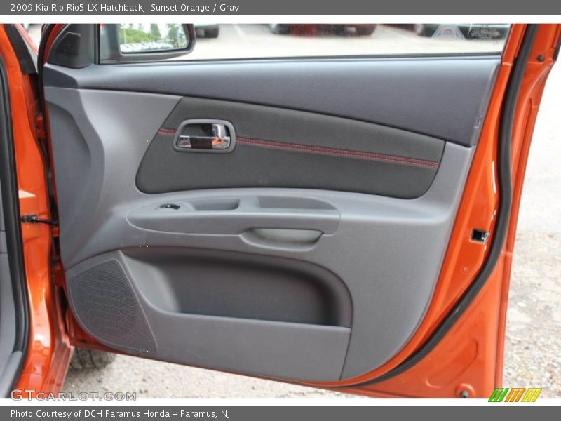 Sunset Orange / Gray 2009 Kia Rio Rio5 LX Hatchback