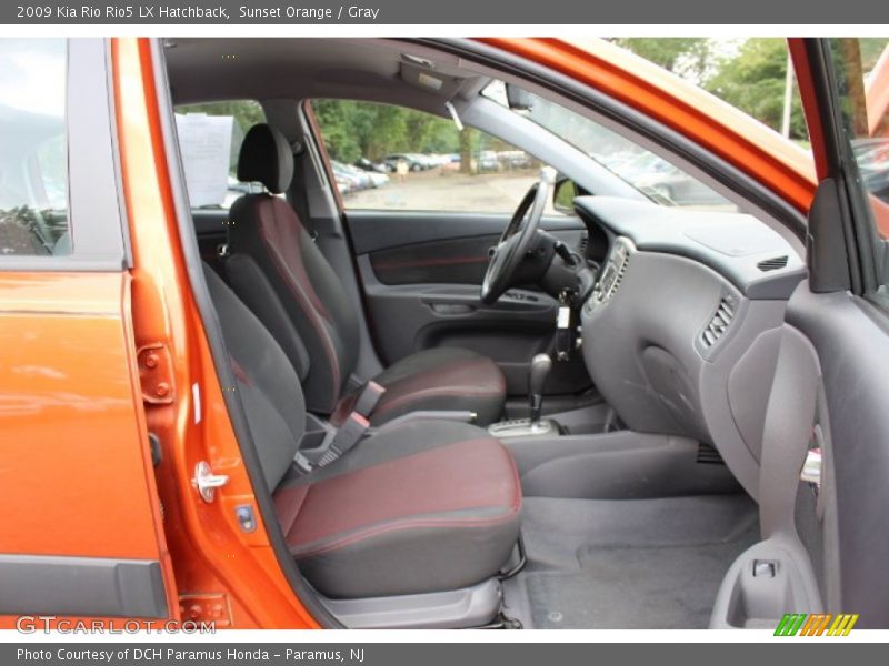 Sunset Orange / Gray 2009 Kia Rio Rio5 LX Hatchback