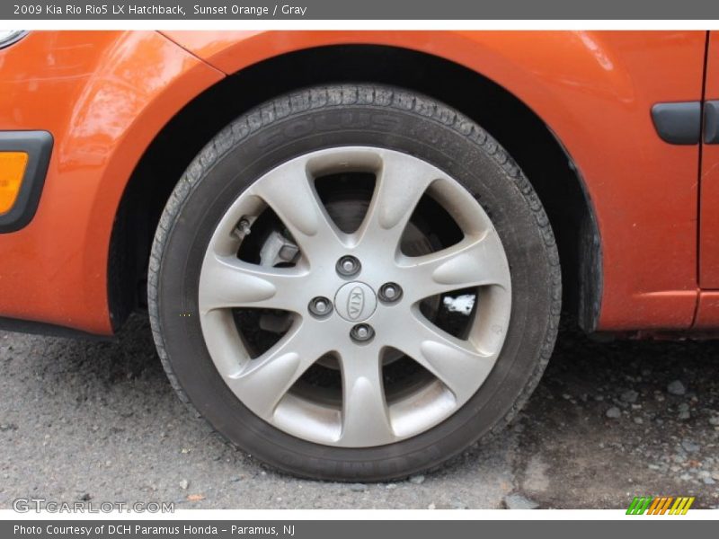 Sunset Orange / Gray 2009 Kia Rio Rio5 LX Hatchback