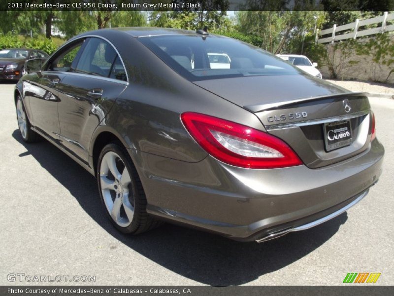 Indium Grey Metallic / Black 2013 Mercedes-Benz CLS 550 Coupe