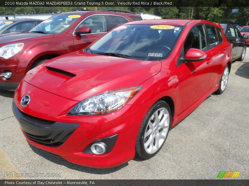 Velocity Red Mica / Black/Red 2010 Mazda MAZDA3 MAZDASPEED3 Grand Touring 5 Door