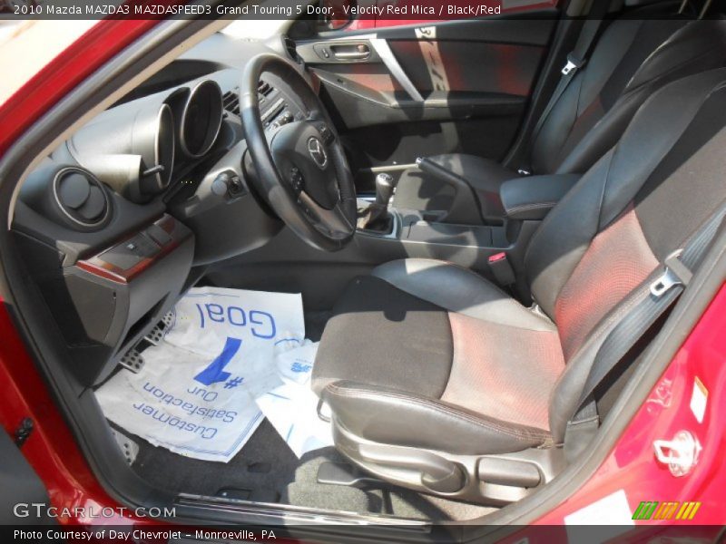 Velocity Red Mica / Black/Red 2010 Mazda MAZDA3 MAZDASPEED3 Grand Touring 5 Door