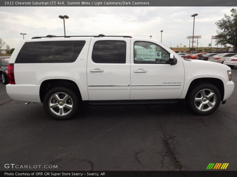 Summit White / Light Cashmere/Dark Cashmere 2013 Chevrolet Suburban LTZ 4x4