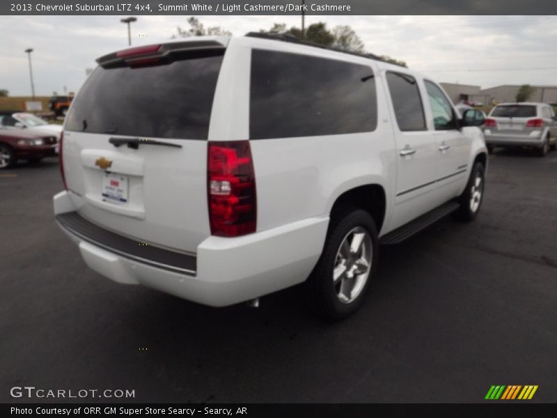 Summit White / Light Cashmere/Dark Cashmere 2013 Chevrolet Suburban LTZ 4x4