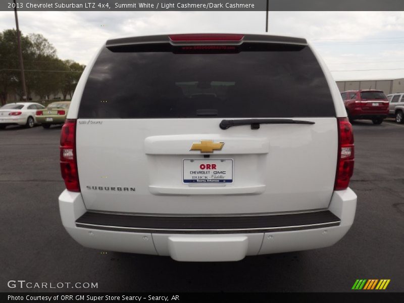 Summit White / Light Cashmere/Dark Cashmere 2013 Chevrolet Suburban LTZ 4x4