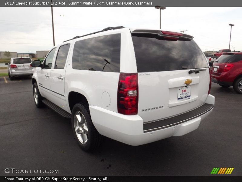 Summit White / Light Cashmere/Dark Cashmere 2013 Chevrolet Suburban LTZ 4x4