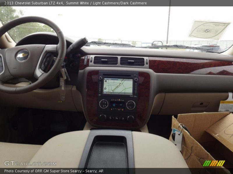 Summit White / Light Cashmere/Dark Cashmere 2013 Chevrolet Suburban LTZ 4x4