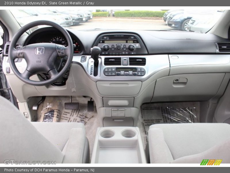 Slate Green Metallic / Gray 2010 Honda Odyssey EX