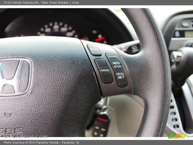 Slate Green Metallic / Gray 2010 Honda Odyssey EX