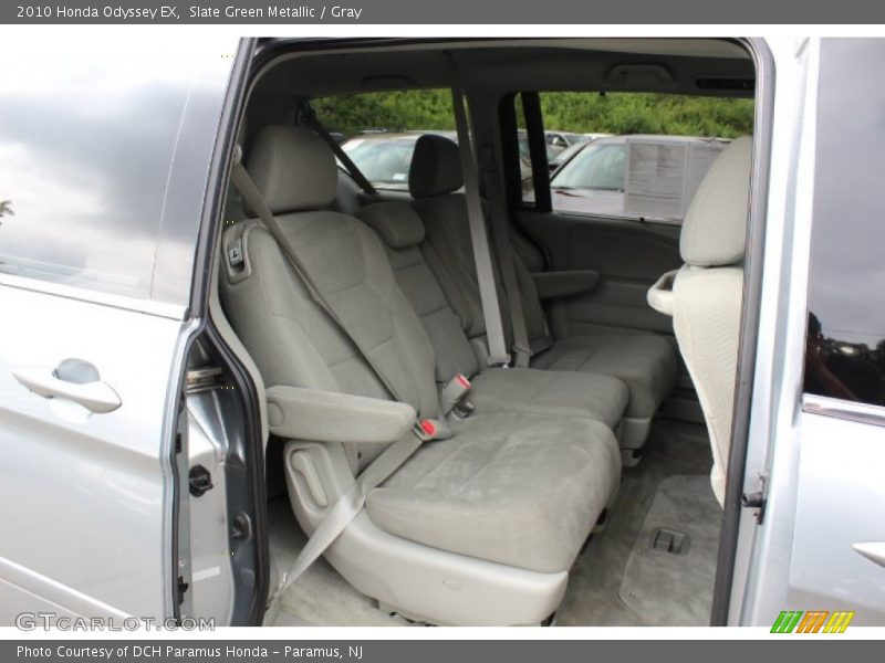 Slate Green Metallic / Gray 2010 Honda Odyssey EX