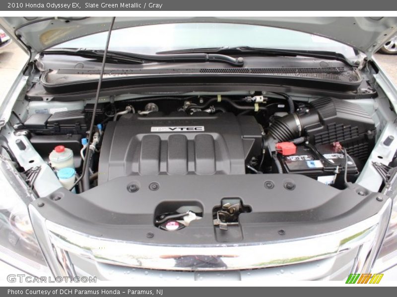 Slate Green Metallic / Gray 2010 Honda Odyssey EX