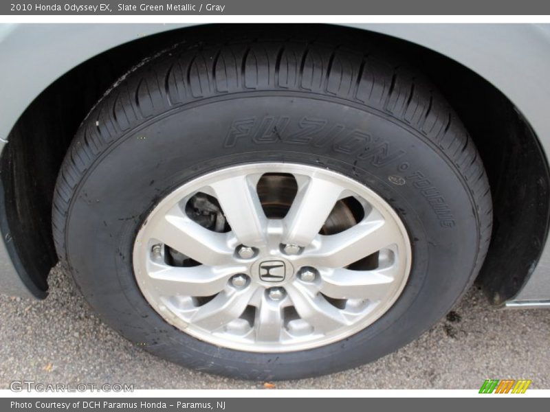 Slate Green Metallic / Gray 2010 Honda Odyssey EX