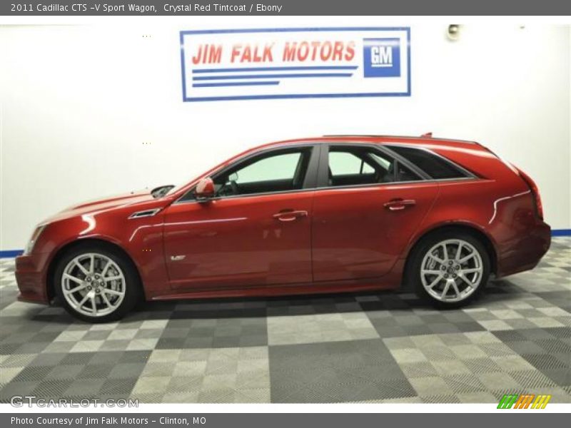 Crystal Red Tintcoat / Ebony 2011 Cadillac CTS -V Sport Wagon