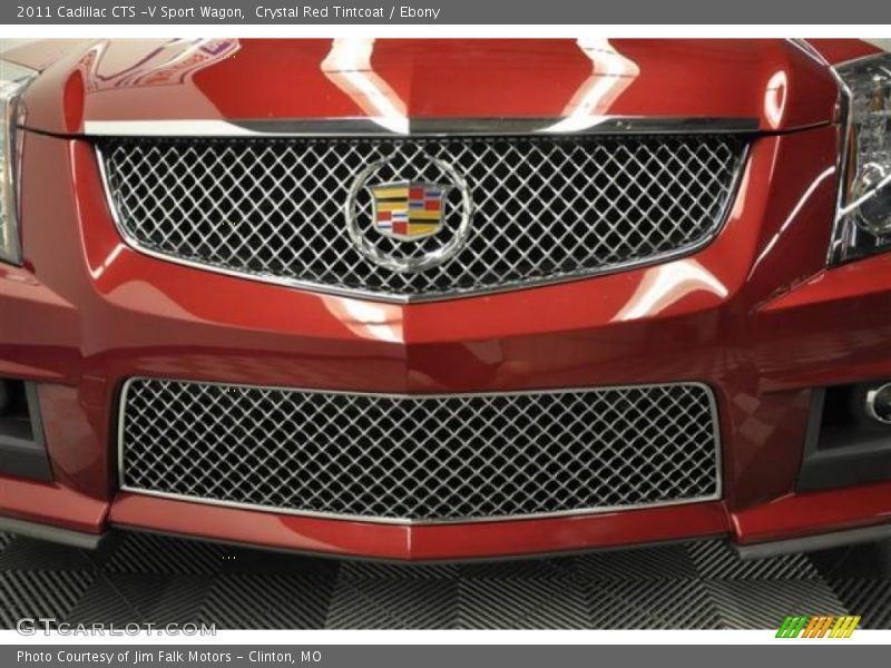 Crystal Red Tintcoat / Ebony 2011 Cadillac CTS -V Sport Wagon