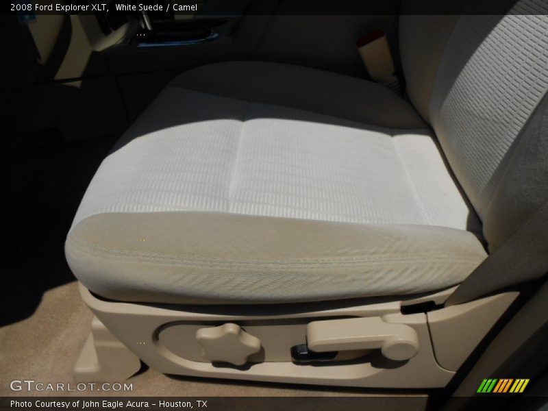White Suede / Camel 2008 Ford Explorer XLT