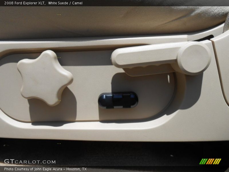 White Suede / Camel 2008 Ford Explorer XLT