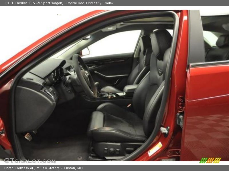 Front Seat of 2011 CTS -V Sport Wagon