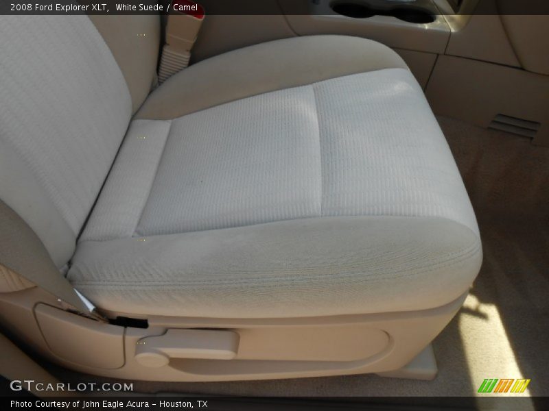 White Suede / Camel 2008 Ford Explorer XLT
