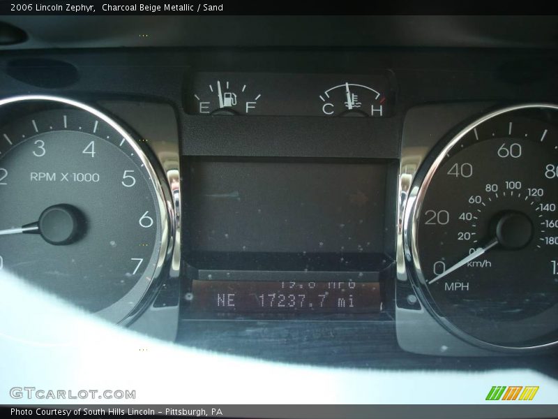 Charcoal Beige Metallic / Sand 2006 Lincoln Zephyr
