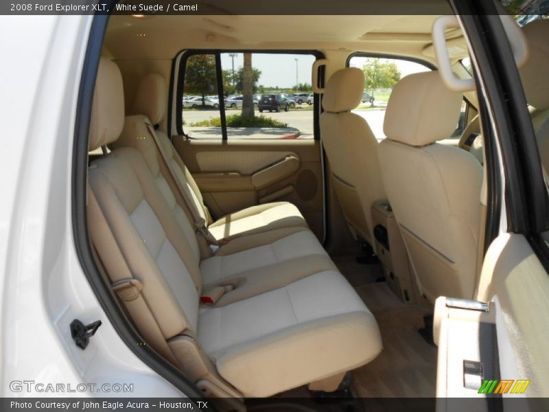 White Suede / Camel 2008 Ford Explorer XLT