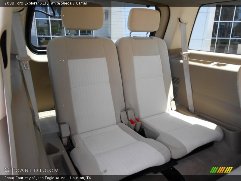 White Suede / Camel 2008 Ford Explorer XLT