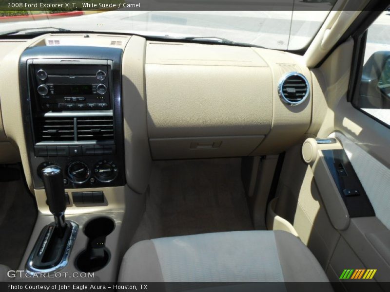 White Suede / Camel 2008 Ford Explorer XLT