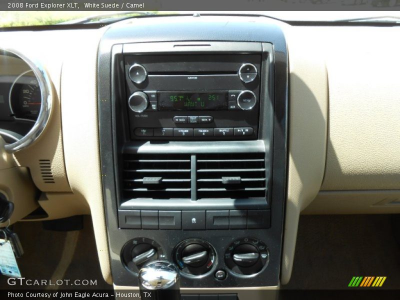 White Suede / Camel 2008 Ford Explorer XLT