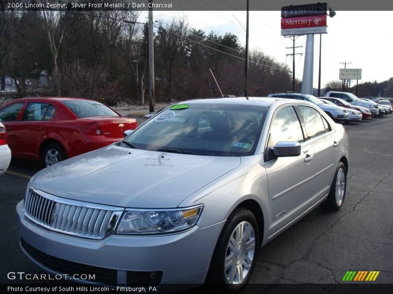 Silver Frost Metallic / Dark Charcoal 2006 Lincoln Zephyr