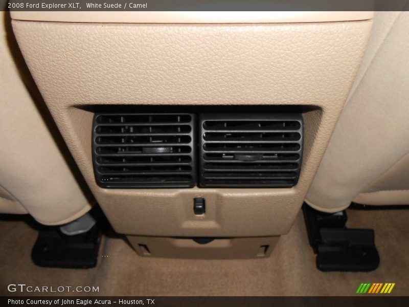White Suede / Camel 2008 Ford Explorer XLT