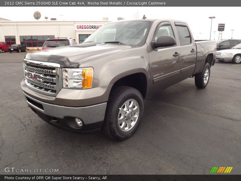 Mocha Steel Metallic / Cocoa/Light Cashmere 2012 GMC Sierra 2500HD SLE Crew Cab 4x4