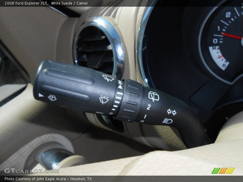 White Suede / Camel 2008 Ford Explorer XLT