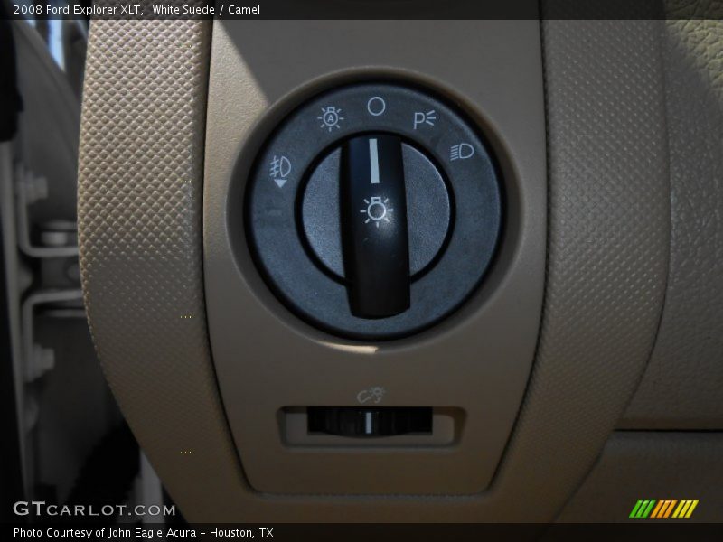 White Suede / Camel 2008 Ford Explorer XLT
