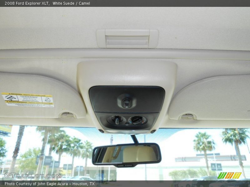 White Suede / Camel 2008 Ford Explorer XLT