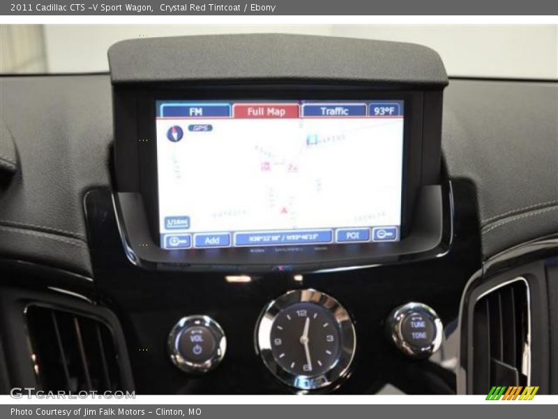 Controls of 2011 CTS -V Sport Wagon