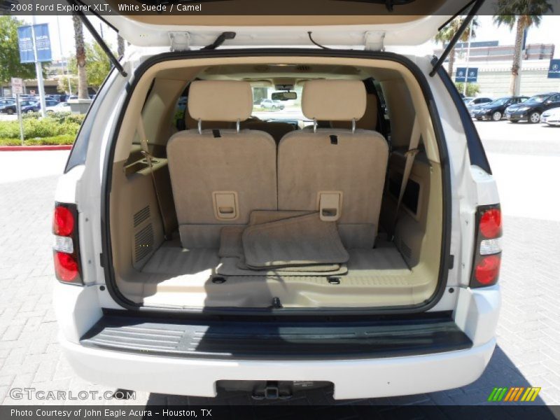 White Suede / Camel 2008 Ford Explorer XLT