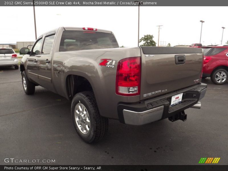 Mocha Steel Metallic / Cocoa/Light Cashmere 2012 GMC Sierra 2500HD SLE Crew Cab 4x4