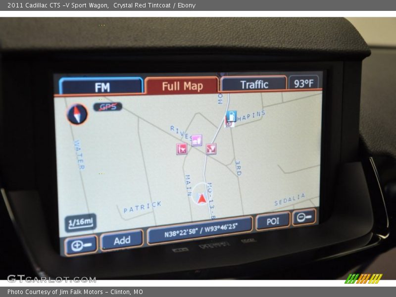 Navigation of 2011 CTS -V Sport Wagon