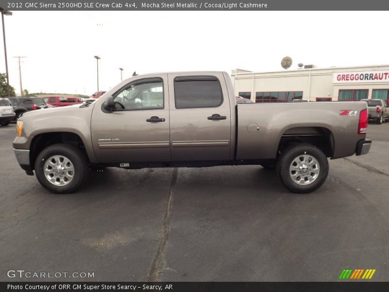 Mocha Steel Metallic / Cocoa/Light Cashmere 2012 GMC Sierra 2500HD SLE Crew Cab 4x4